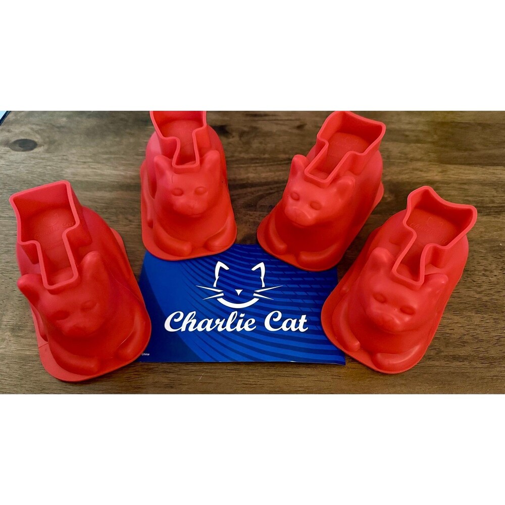 Charlie Cat Silicone Cupcake/Candy Molds -  Cat Shaped Cupcake, Bath Bomb Mold